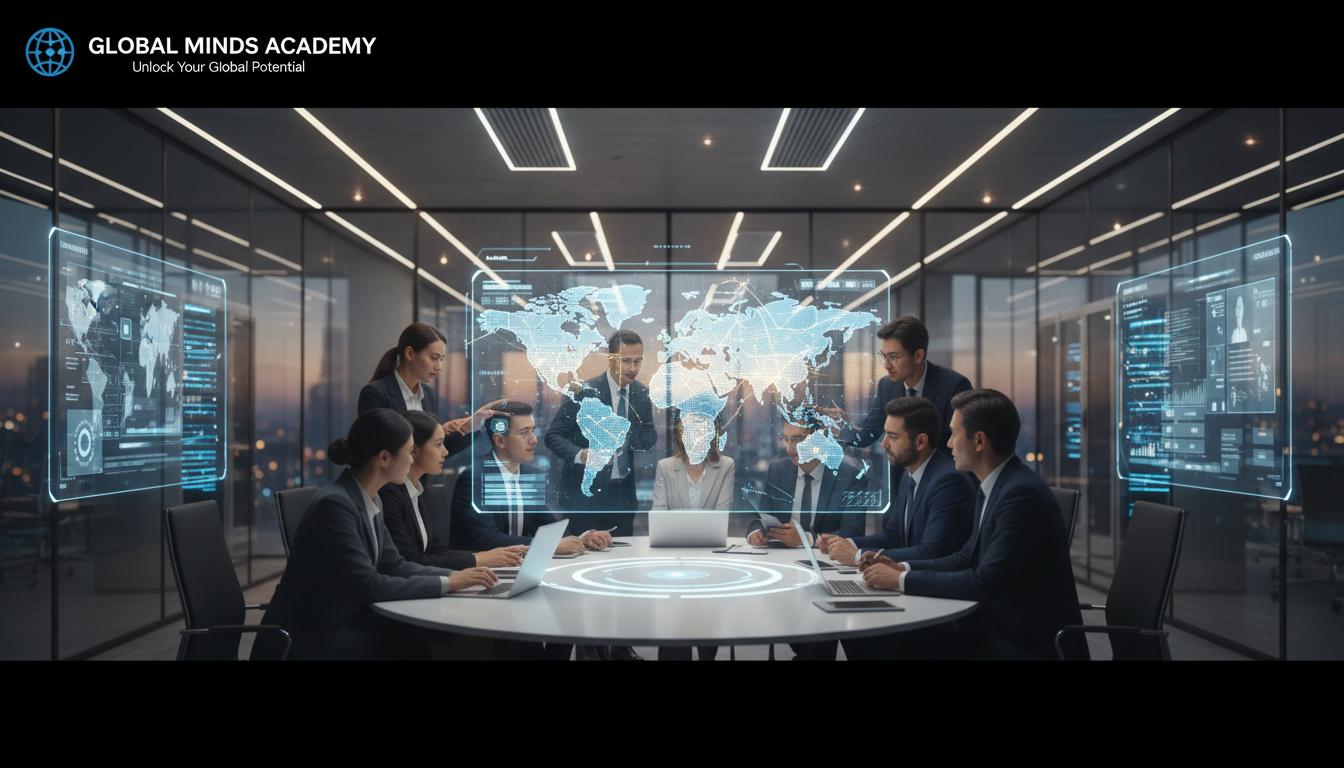 Global professionals collaborating